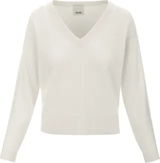 Allude V-Neck Knitted Jumper