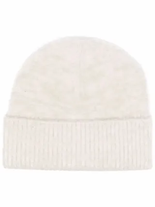 Intarsia-Knit Logo Beanie