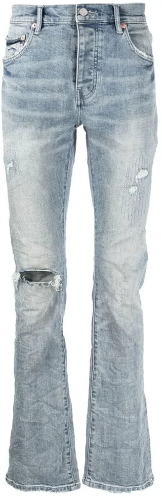 Ripped Bootcut Jeans