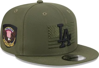 Men's New Era Green Los Angeles Dodgers 2023 Armed Forces Day 9FIFTY Snapback Adjustable Hat