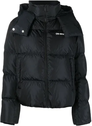Logo-Print Padded Jacket