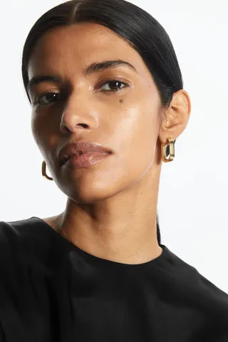 Oval Hoop Earrings