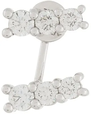 18kt white gold LARA diamond earring
