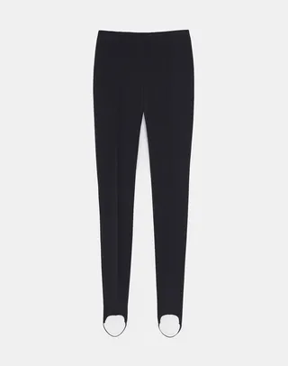 Petite Compact Rib Jersey Stirrup Legging