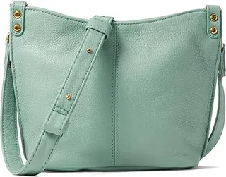 HOBO Pier Small Crossbody (Pale Green) Handbags