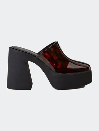 Katy Perry The Heightten Clog - Brown Multi