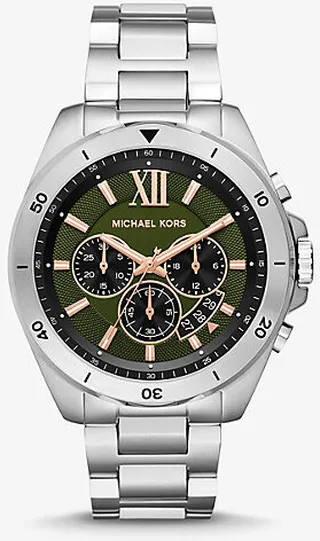 Oversized Brecken Silver-Tone Watch