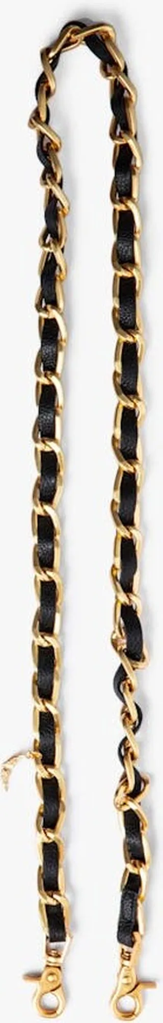 Chain and Leather Shoulder Strap