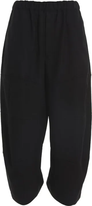 Black Comme Des Garçons Cropped Pants