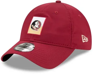 Men's New Era Garnet Florida State Seminoles Contrast Patch 9TWENTY Adjustable Hat
