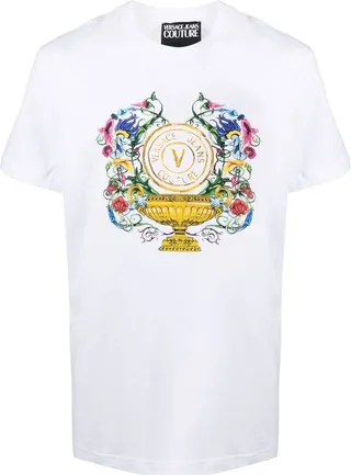 logo-print cotton T-shirt