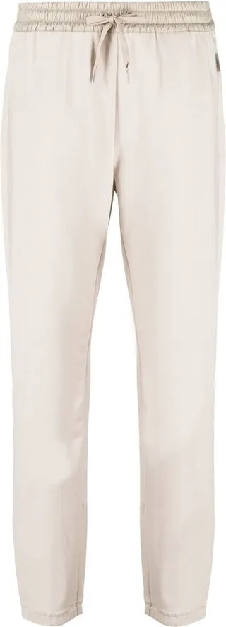 Straight-Leg Drawstring Track Pants