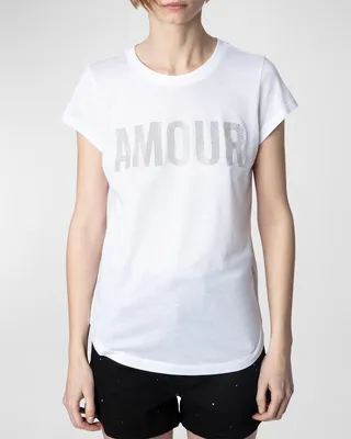 Woop Amour Strass T-Shirt