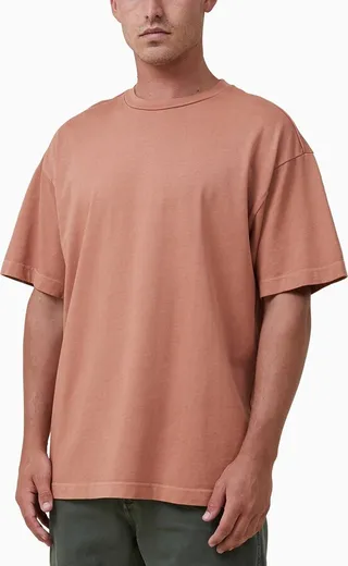 Cotton On Men's Heavy Weight Crew Neck T-shirt