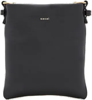 Sacai Logo Detailed Zip-Up Crossbody Bag