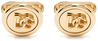 Embossed-Logo Cufflinks