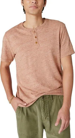 Short Sleeve Henley