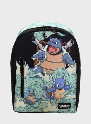 45 Cm Backpack - Trolly Adaptable - Squirtle