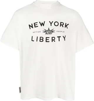 x Liberty logo-print T-shirt