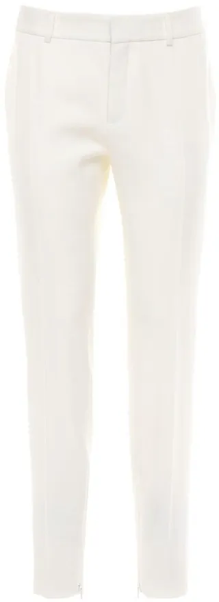 Virgin Wool Straight Leg Pants
