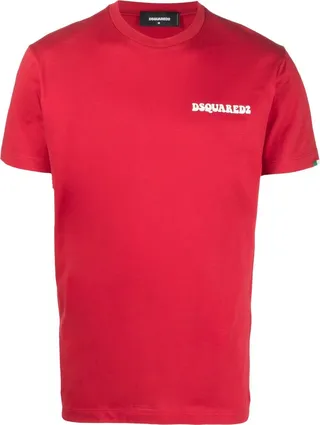 logo-print cotton T-shirt