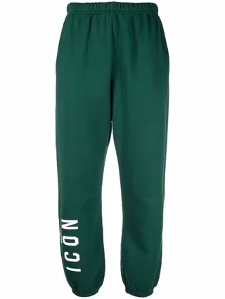 Icon logo-print track pants