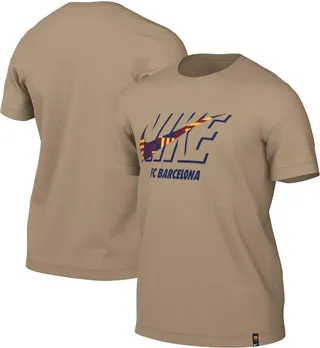 Men's Nike Brown Barcelona Swoosh Club T-shirt