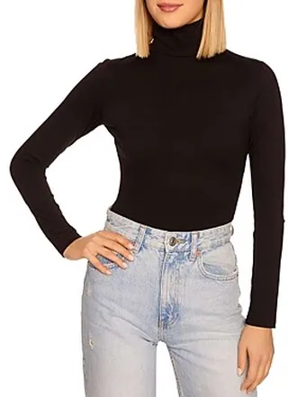 Susana Monaco Fitted Turtleneck Tee