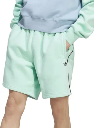 adidas Men's Retro Piping Logo Shorts