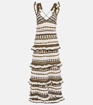 Devi crochet cotton midi dress