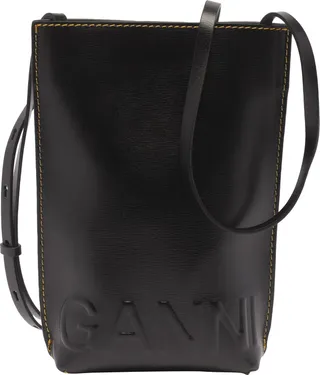 Small Yellow Stitch Banner Crossbody Bag