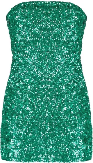 Heather sequin-embellished mini dress