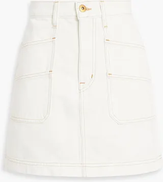 Savior denim mini skirt