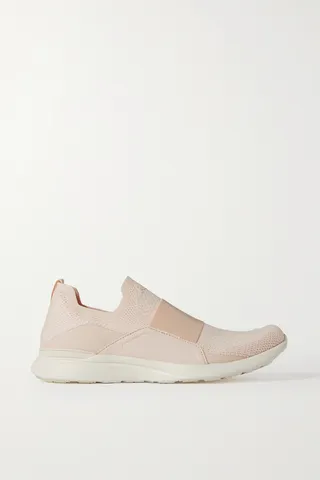 APL Athletic Propulsion Labs - Techloom Bliss Mesh And Stretch Slip-on Sneakers - Cream