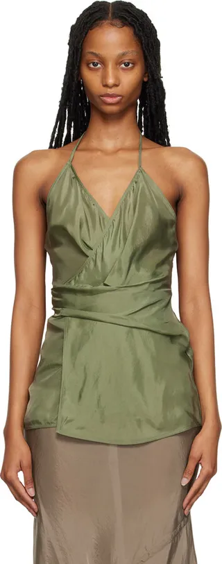Rick Owens Green Laura Camisole