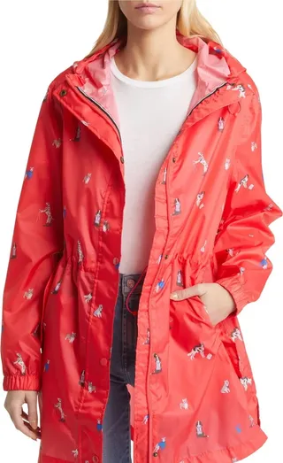 Golightly Packable Raincoat in Hike Dog