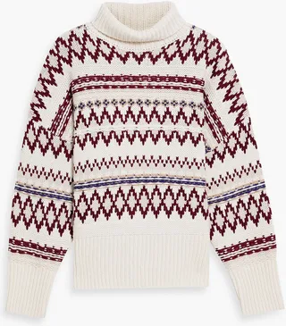 Willow Fair Isle wool turtleneck sweater