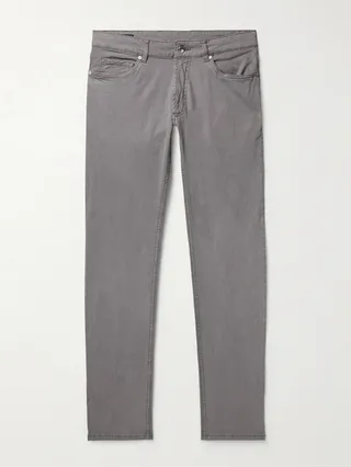 Wayfare Slim-Fit Stretch TENCEL™ and Cotton-Blend Twill Trousers
