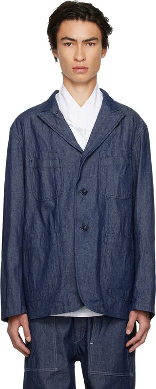 Engineered Garments Navy Bedford Denim Jacket