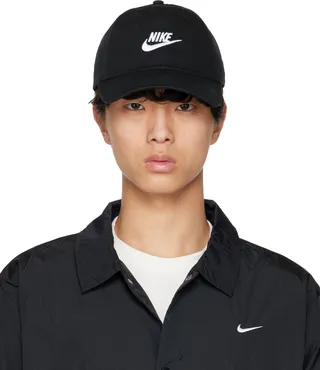 Nike Black Sportswear Heritage86 Futura Washed Cap