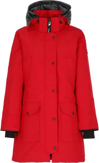 Canada Goose Logo Patch Hooded Jacket