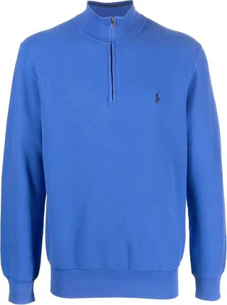 Short-Zip Pullover Jumper