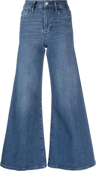 Le Palazzo Crop wide-leg jeans