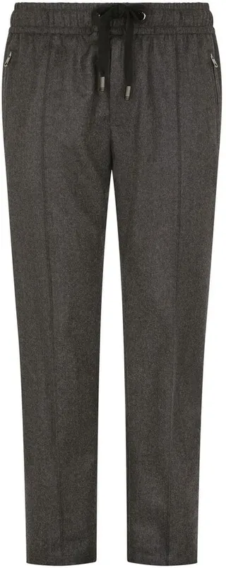 Cropped Drawstring Trousers