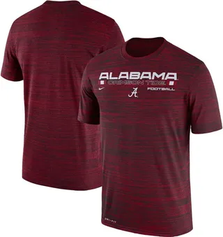 Men's Nike Crimson Alabama Crimson Tide Team Velocity Legend Performance T-shirt
