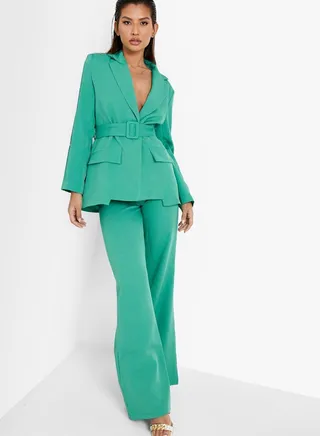 High Waist Flared Pants