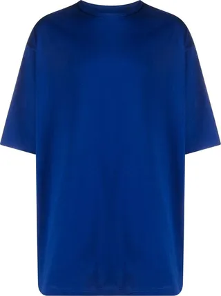 drop-shoulder cotton T-shirt