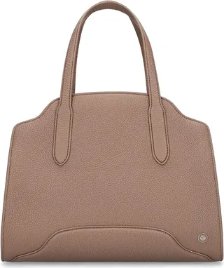 Medium Sesia grained leather tote bag