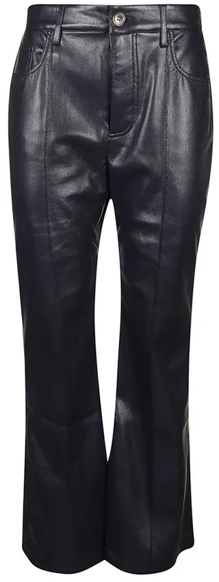 Nanushka Faux Leather High Waist Trousers