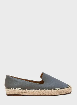 Shiny Flat Espadrille